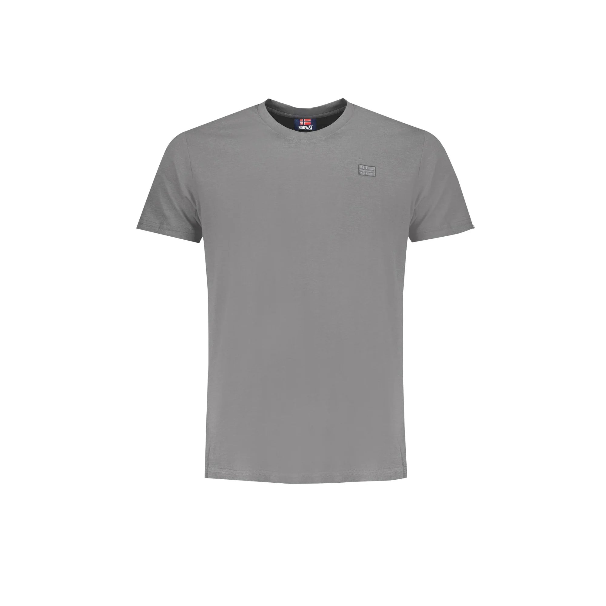 Norway 1963 T-Shirt Maniche Corte Uomo Grigia Ricamo Grigio - foto prodotto